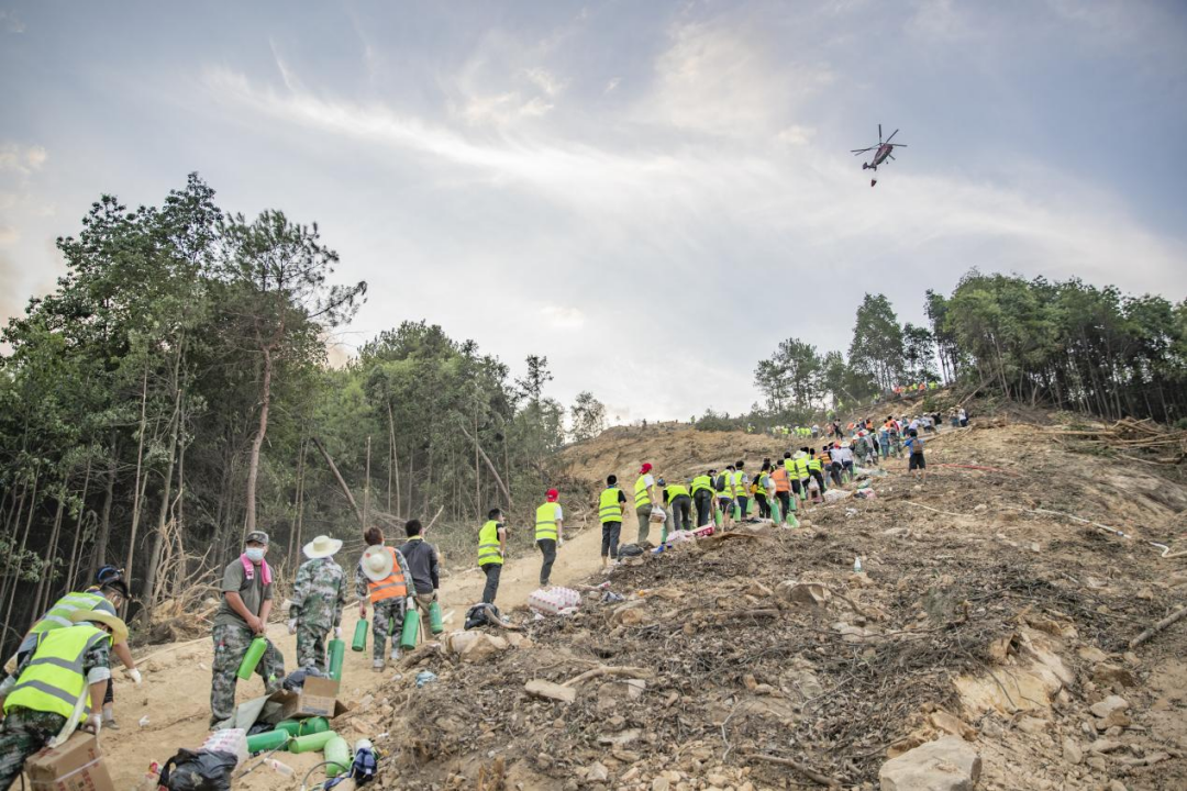 重庆山火牵动人心,玉禾田员工参与山火扑救 重庆山火牵动人心,玉禾田员工参与山火扑救